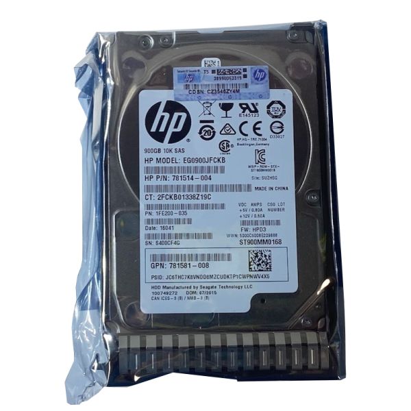HPE 900GB hot-plug SAS HDD - (781514-004-RFB)