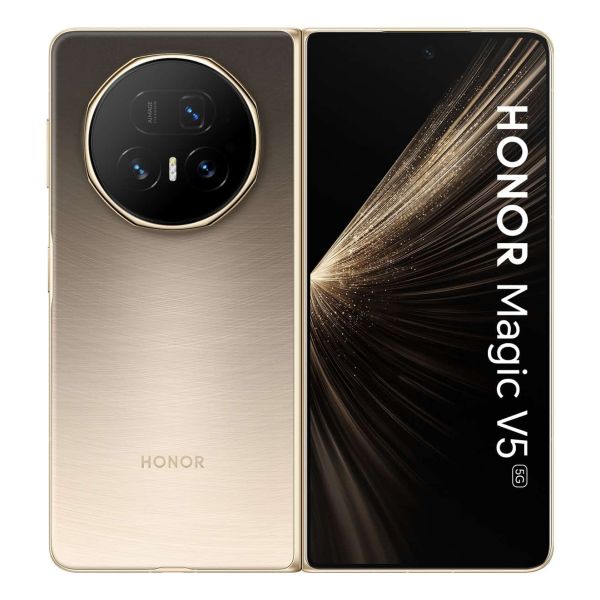 Honor MAGIC V5 20,2 cm (7.95") MagicOS 9.0.1 5G USB Type-C 16 GB 512 GB 5820 mAh Goud (5109BUHJ)