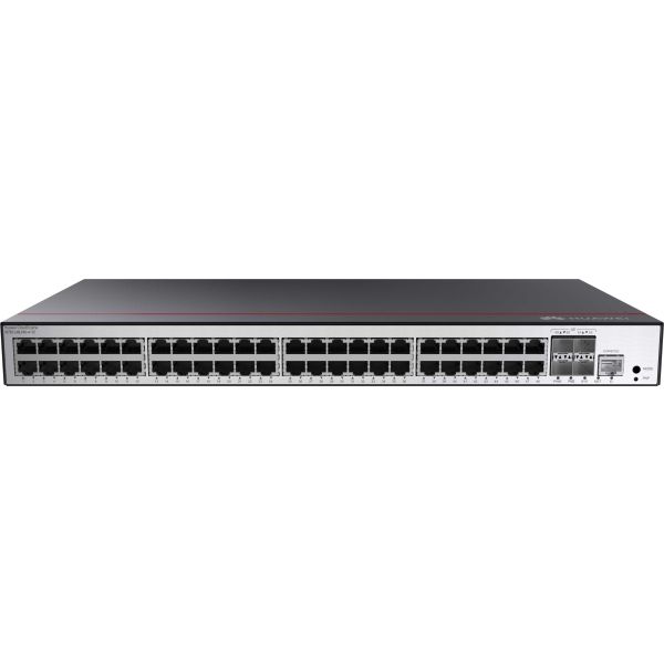 Huawei CloudEngine S5735-L48LP4S-A-V2 Managed L3 Gigabit Ethernet (10/100/1000) Power over Ethernet (PoE) 1U Zwart, Zilver (S5735-L48LP4S-A-V2)