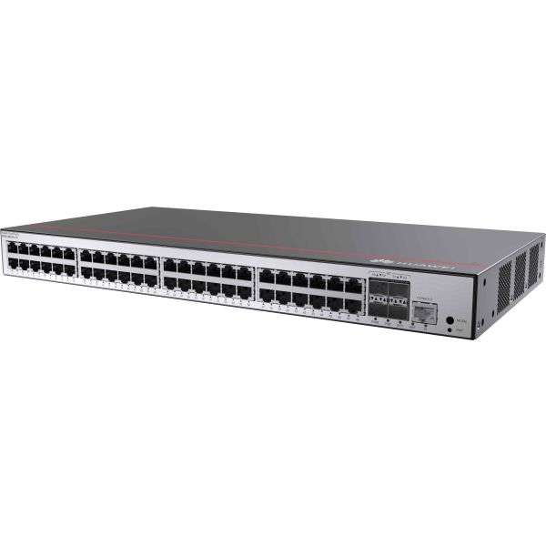Huawei CloudEngine S5735-L48LP4S-A-V2 Managed L3 Gigabit Ethernet (10/100/1000) Power over Ethernet (PoE) 1U Zwart, Zilver (S5735-L48LP4S-A-V2)