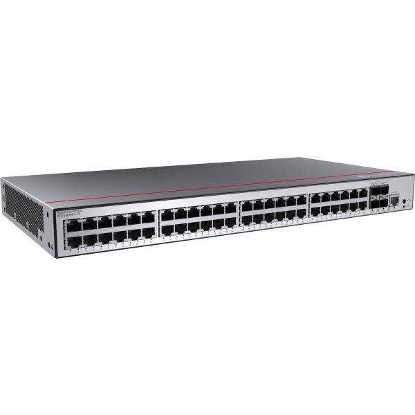 Huawei CloudEngine S5735-L48LP4S-A-V2 Managed L3 Gigabit Ethernet (10/100/1000) Power over Ethernet (PoE) 1U Zwart, Zilver (S5735-L48LP4S-A-V2)