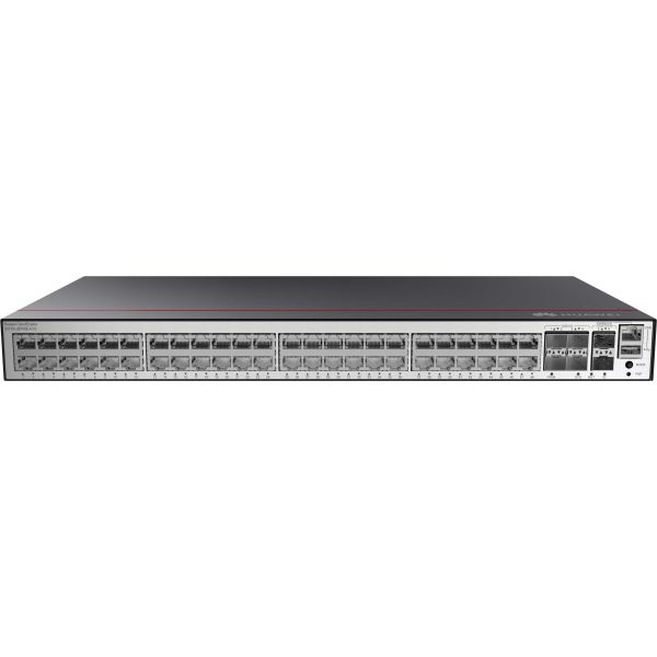 Huawei CloudEngine S5735-L48T4XE-A-V2 Managed L3 Gigabit Ethernet (10/100/1000) 1U Zwart, Zilver (S5735-L48T4XE-A-V2)