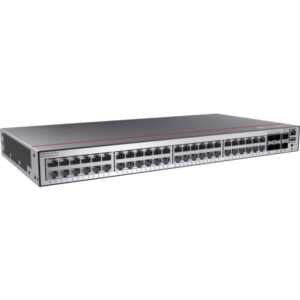 Huawei CloudEngine S5735-L48T4XE-A-V2 Managed L3 Gigabit Ethernet (10/100/1000) 1U Zwart, Zilver (S5735-L48T4XE-A-V2)