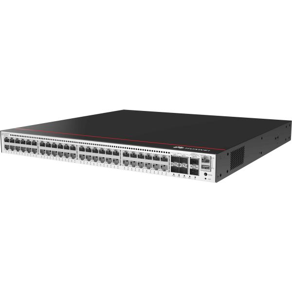 Huawei CloudEngine S5735-S48P4XE-V2 Managed L2 Gigabit Ethernet (10/100/1000) Power over Ethernet (PoE) 1U Zwart, Zilver (S5735-S48P4XE-V2)