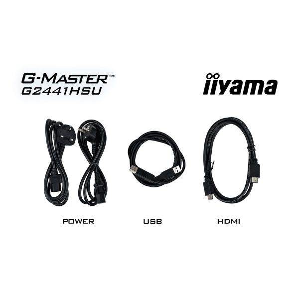 iiyama G2441HSU-B1 computer monitor 60,5 cm (23.8") 1920 x 1080 Pixels (G2441HSU-B1)
