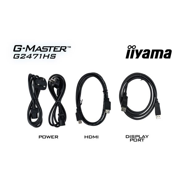 iiyama G-MASTER G2471HS-B1 computer monitor 60,5 cm (23.8") 1920 x 1080 Pixels Full HD Zwart (G2471HS-B1)