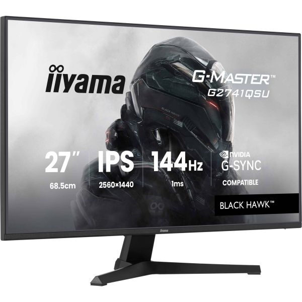 iiyama G-MASTER G2741QSU-B1 computer monitor 68,6 cm (27") 2560 x 1440 Pixels Zwart (G2741QSU-B1)