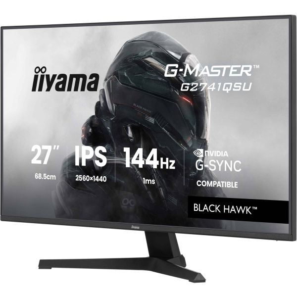 iiyama G-MASTER G2741QSU-B1 computer monitor 68,6 cm (27") 2560 x 1440 Pixels Zwart (G2741QSU-B1)
