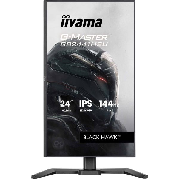 iiyama G-MASTER GB2441HSU-B1 computer monitor 60,5 cm (23.8") 1920 x 1080 Pixels Full HD LED Zwart (GB2441HSU-B1) iiyama G-MASTER GB2441HSU-B1 computer monitor 60,5 cm (23.8") 1920 x 1080 Pixels Full HD LED Zwart (GB2441HSU-B1)