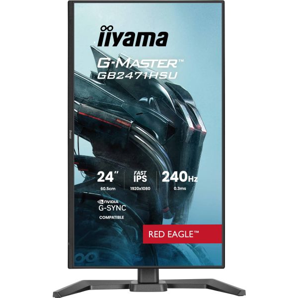 iiyama GB2471HSU-B1 computer monitor 60,5 cm (23.8") 1920 x 1080 Pixels Zwart (GB2471HSU-B1)