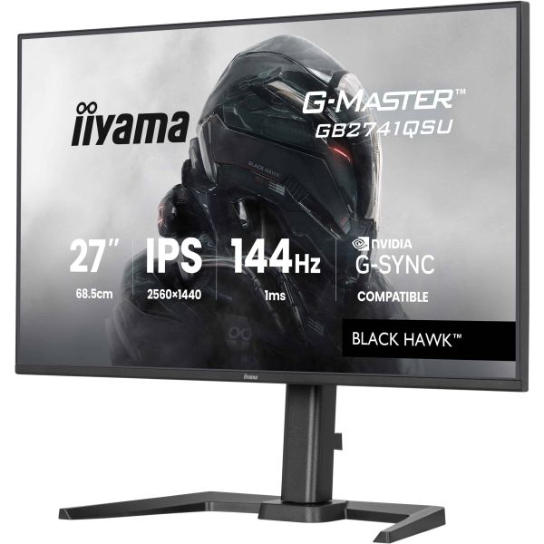 iiyama G-MASTER GB2741QSU-B1 computer monitor 68,6 cm (27") 2560 x 1440 Pixels Zwart (GB2741QSU-B1)
