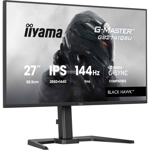 iiyama G-MASTER GB2741QSU-B1 computer monitor 68,6 cm (27") 2560 x 1440 Pixels Zwart (GB2741QSU-B1)
