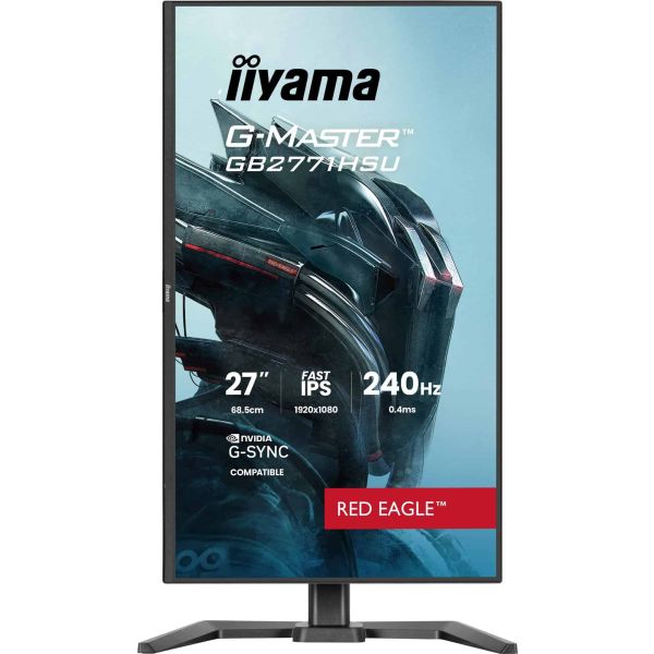 iiyama G-MASTER GB2771HSU-B1 computer monitor 68,6 cm (27") 1920 x 1080 Pixels Full HD Zwart (GB2771HSU-B1)