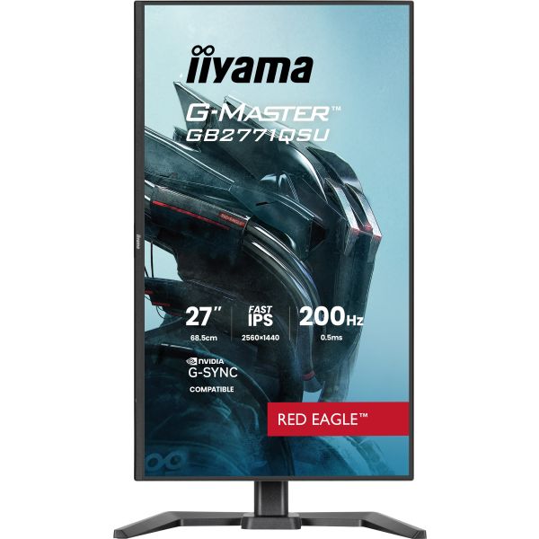 iiyama G-MASTER GB2771QSU-B1 computer monitor 68,6 cm (27") 2560 x 1440 Pixels Wide Quad HD Zwart