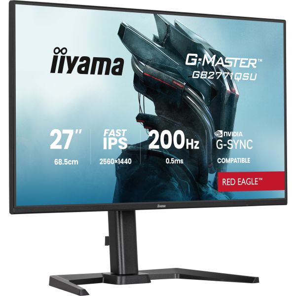 iiyama G-MASTER GB2771QSU-B1 computer monitor 68,6 cm (27") 2560 x 1440 Pixels Wide Quad HD Zwart