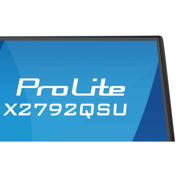 iiyama ProLite X2792QSU-B1 computer monitor 68,6 cm (27") 2560 x 1440 Pixels Quad HD LED Zwart (X2792QSU-B1)