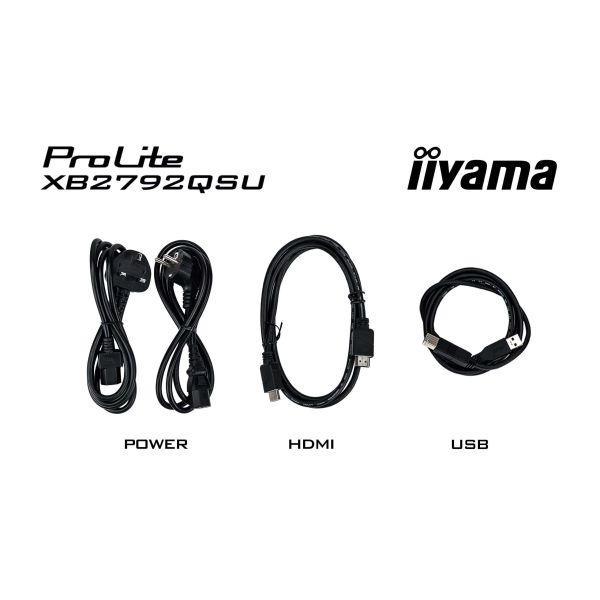 iiyama ProLite XB2792QSU-B1 computer monitor 68,6 cm (27") 2560 x 1440 Pixels Quad HD Zwart (XB2792QSU-B1)