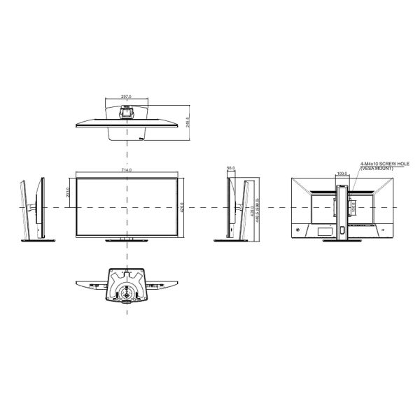 iiyama ProLite XB3294UHSCP-B1 computer monitor 80 cm (31.5") 3840 x 2160 Pixels 4K Ultra HD Zwart (XB3294UHSCP-B1)