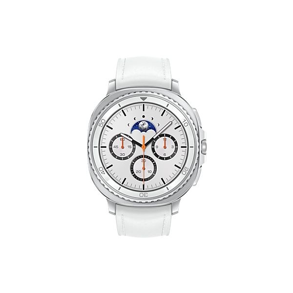 Samsung Galaxy Watch 8 Classic 3,3 cm (1.3") AMOLED 46 mm Digitaal 438 x 438 Pixels Touchscreen 4G Zilver Wifi GPS (SM-L505FZWAEUE)