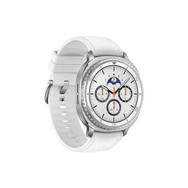 Samsung Galaxy Watch 8 Classic 3,3 cm (1.3") AMOLED 46 mm Digitaal 438 x 438 Pixels Touchscreen 4G Zilver Wifi GPS (SM-L505FZWAEUE)