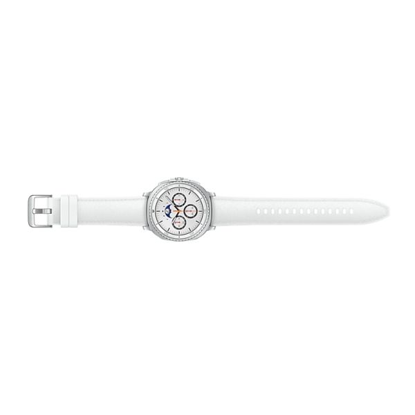 Samsung Galaxy Watch 8 Classic 3,3 cm (1.3") AMOLED 46 mm Digitaal 438 x 438 Pixels Touchscreen 4G Zilver Wifi GPS (SM-L505FZWAEUE)