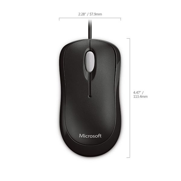 Microsoft 4YH-00007 muis Ambidextrous USB Type-A Optisch 800 DPI (4YH-00007)
