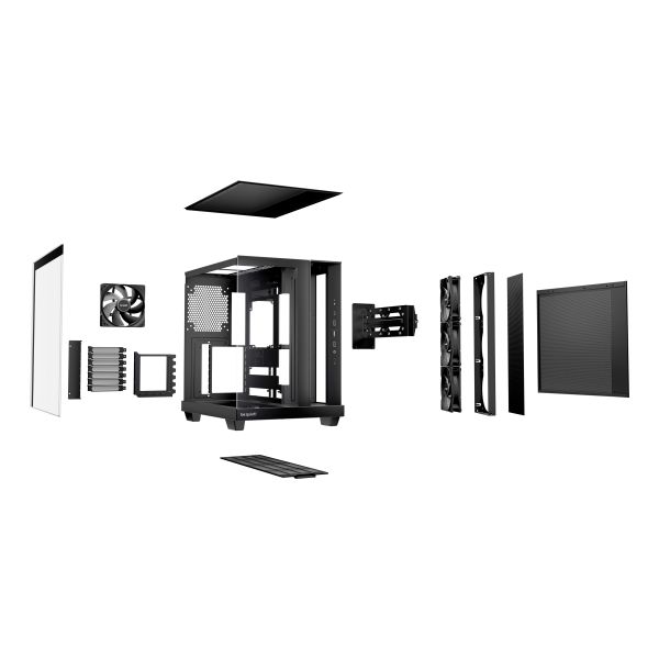 be quiet! Light Base 500 Midi Tower Zwart (BGW83) be quiet! Light Base 500 Midi Tower Zwart (BGW83)