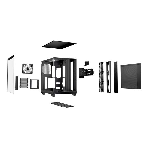 be quiet! Light Base 500 LX Black Midi Tower Zwart (BGW85) be quiet! Light Base 500 LX Black Midi Tower Zwart (BGW85)