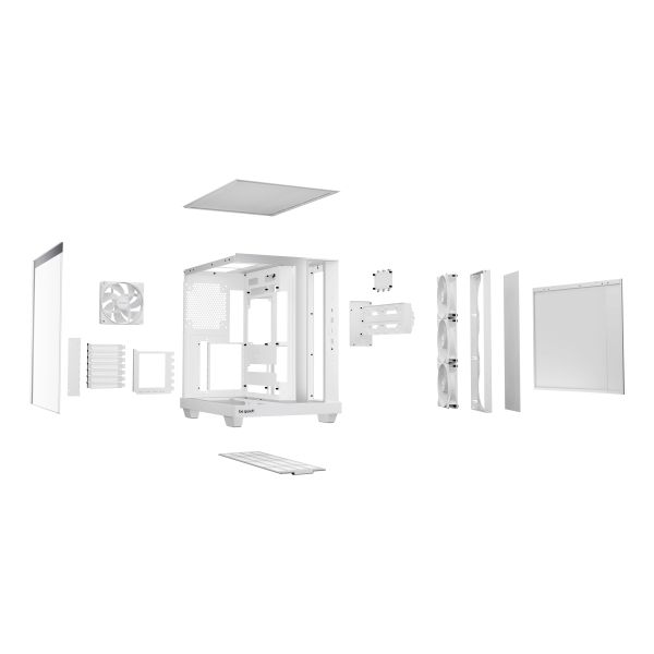 be quiet! Light Base 500 LX White Midi Tower Wit (BGW86)