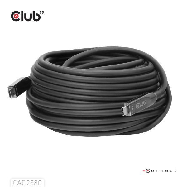 CLUB3D CAC-2580 Full-Feature USB-C® Cable 15m / 49.21ft 8K60Hz 10Gbps 60W (CAC-2580)