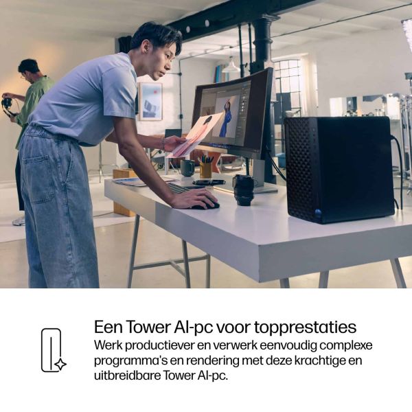 HP EliteDesk 8 Tower G1i AI Intel Core Ultra 5 235 16 GB DDR5-SDRAM 512 GB SSD NVIDIA RTX A400 Windows 11 Pro PC AI PC Zwart (99M71ET#ABH) n/a HP EliteDesk 8 Tower G1i AI Intel Core Ultra 5 235 16 GB DDR5-SDRAM 512 GB SSD NVIDIA RTX A400 Windows 11 Pro PC AI PC Zwart (99M71ET#ABH)