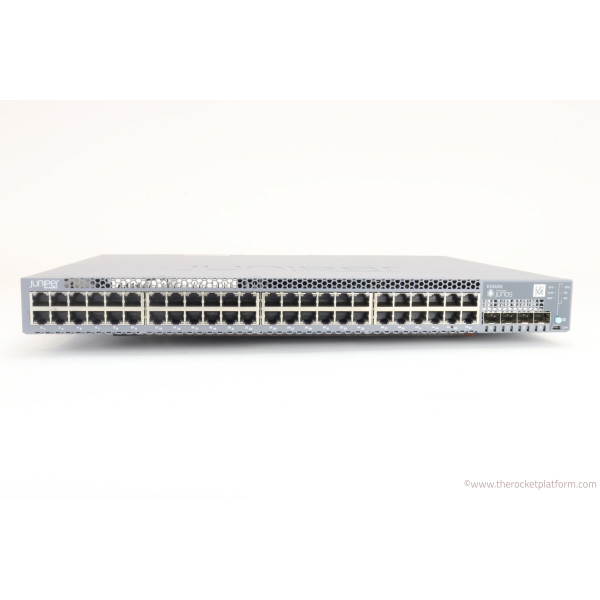 Juniper EX3400 48x 1G BaseT, 4x 1/10G SFP+, 2x 40G QSFP+, dual PSU, Front-to-back (EX3400-48T)