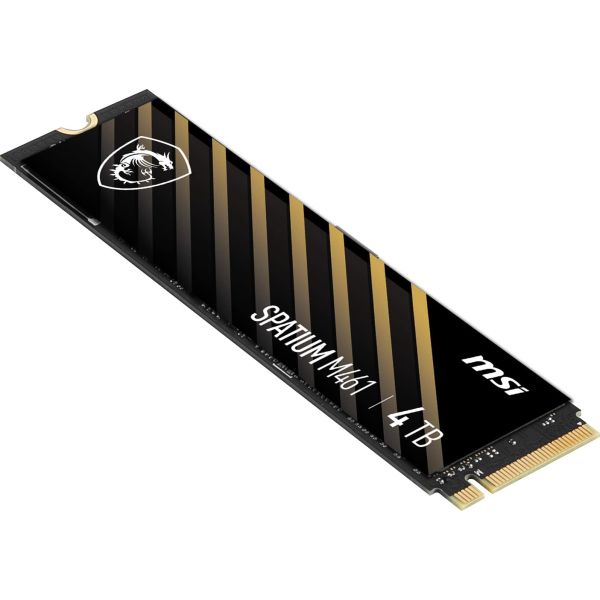 MSI SPATIUM M461 PCIe 4.0 NVMe M.2 4TB PCI Express 4.0 3D NAND (SPATIUM M461 PCIE 4.0 NVME M.2 4TB)