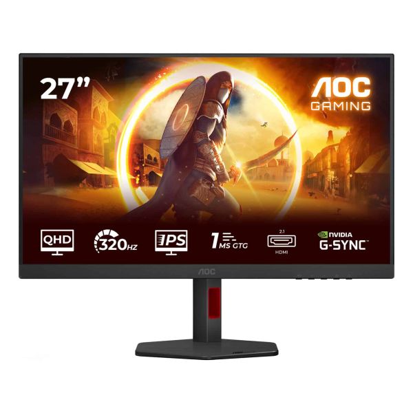 AOC G4 Q27G4SRU computer monitor 68,6 cm (27") 2560 x 1440 Pixels Quad HD LED Zwart (Q27G4SRU)