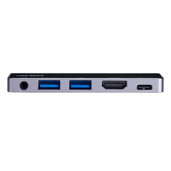 ATEN USB-C Travel Dock met stroomdoorvoer (UH3238)  ATEN USB-C Travel Dock met stroomdoorvoer (UH3238)