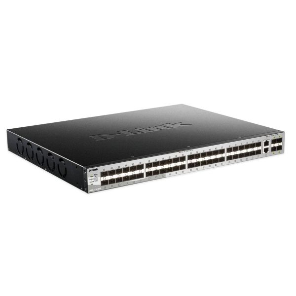 D-Link DGS-3130-54S Managed L3 Zwart, Grijs (DGS-3130-54S/SI)