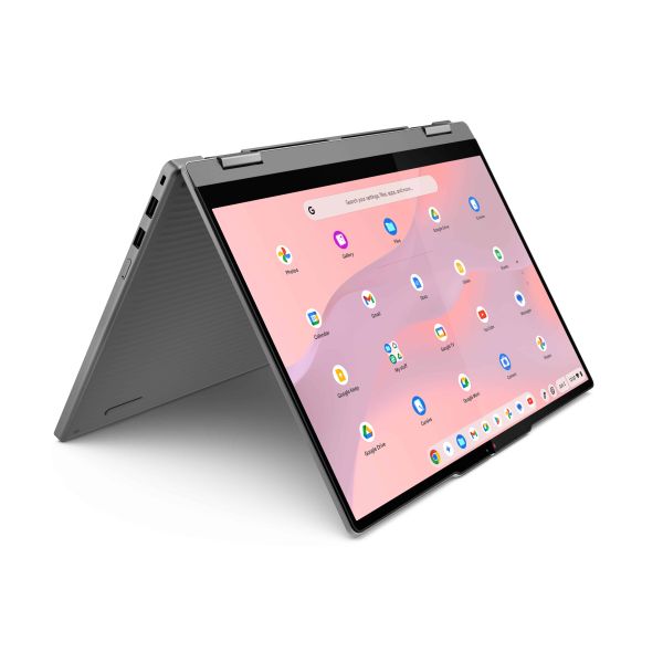 Lenovo Chrome 2in1 14IRU10 Intel Core 5 120U Chromebook 35,6 cm (14") Touchscreen WUXGA 8 GB LPDDR5-SDRAM 128 GB UFS Wi-Fi 6E (802.11ax) ChromeOS Engels Grijs (83LL0002MH)