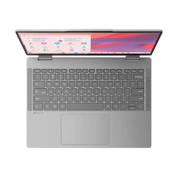 Lenovo Chrome 2in1 14IRU10 Intel Core 5 120U Chromebook 35,6 cm (14") Touchscreen WUXGA 8 GB LPDDR5-SDRAM 128 GB UFS Wi-Fi 6E (802.11ax) ChromeOS Engels Grijs (83LL0002MH)
