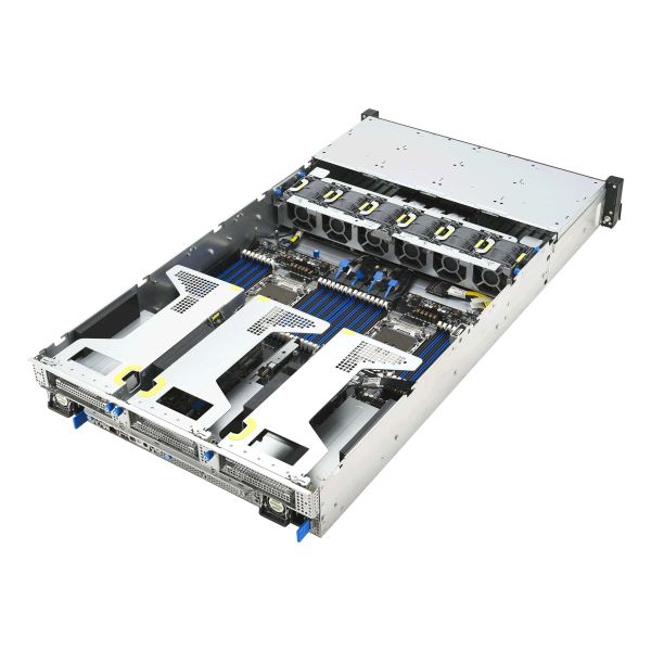 ASUS RS720-E12-RS8G Rack (2U) Zwart, Zilver (90SF03T1-M000H0)