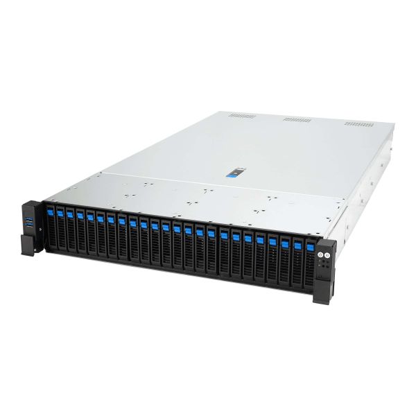 ASUS RS720-E12-RS24G Rack (2U) Zwart, Zilver (90SF03T1-M000Y0)