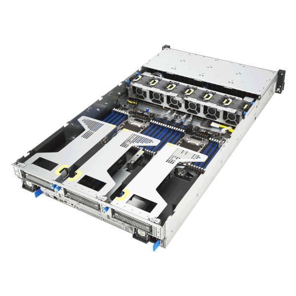 ASUS RS720-E12-RS24G Rack (2U) Zwart, Zilver (90SF03T1-M000Y0)