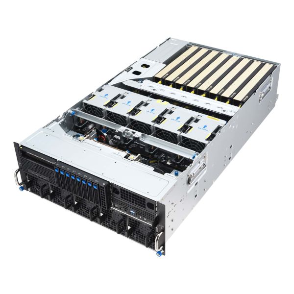 ASUS ESC8000A-E13P LGA 6096 Rack (4U) Zilver, Zwart (90SF0404-M00ZR0)