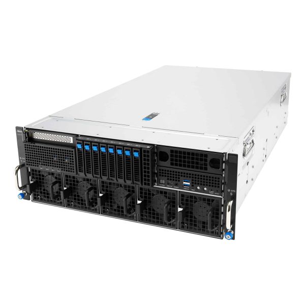 ASUS ESC8000A-E13P LGA 6096 Rack (4U) Zilver, Zwart (90SF0404-M00ZR0)
