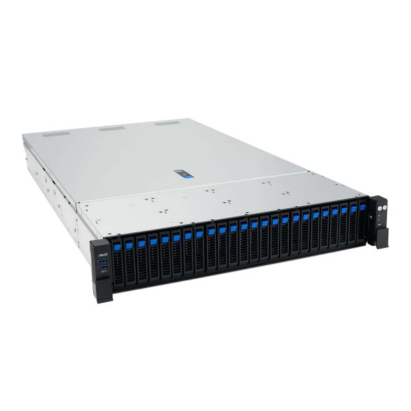 ASUS RS720A-E13-RS24G Socket SP5 Rack (2U) Zwart, Zilver (90SF0441-M009F0)