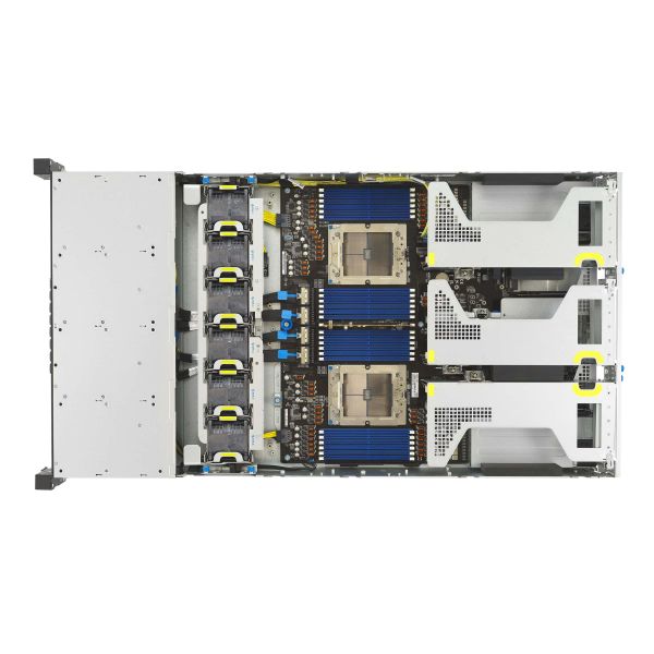 ASUS RS720A-E13-RS24G Socket SP5 Rack (2U) Zwart, Zilver (90SF0441-M009F0)