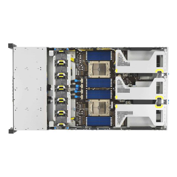 ASUS RS720A-E13-RS8G Socket SP5 Rack (2U) Zwart, Zilver (90SF0441-M009H0)