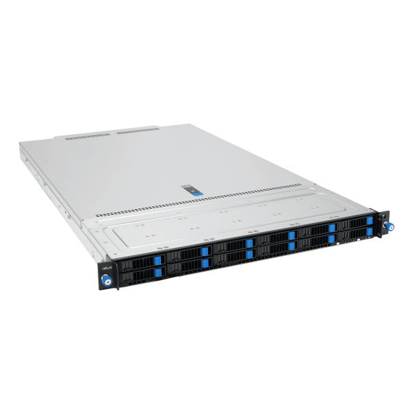 ASUS RS700A-E13-RS12U Rack (1U) Zwart, Zilver (90SF0451-M004D0)