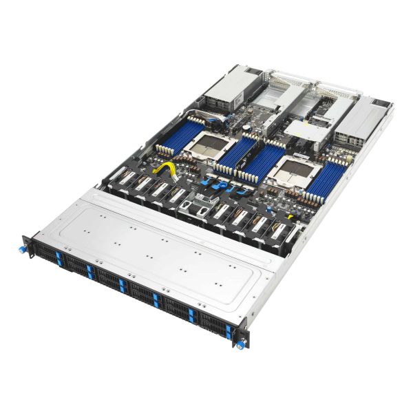 ASUS RS700A-E13-RS12U Rack (1U) Zwart, Zilver (90SF0451-M004D0)