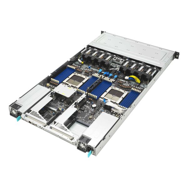 ASUS RS700A-E13-RS12U Rack (1U) Zwart, Zilver (90SF0451-M004D0)