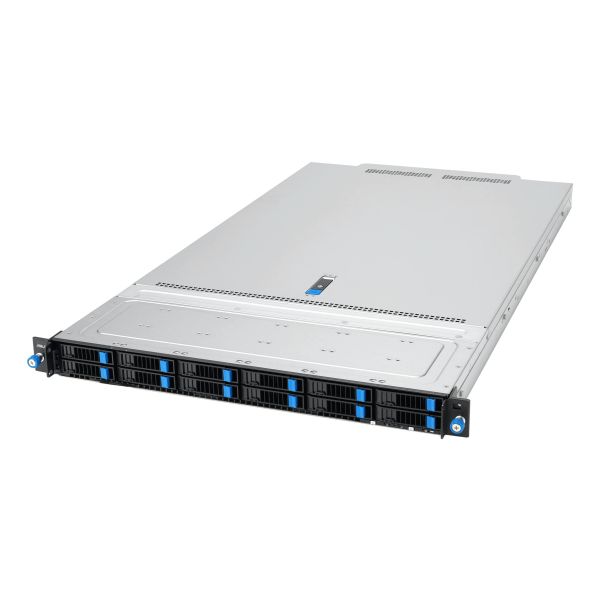 ASUS RS700A-E13-RS12U Rack (1U) Zwart, Zilver (90SF0451-M004D0)